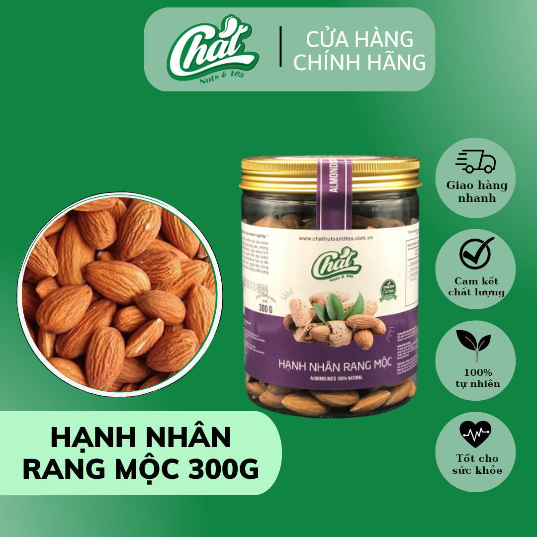 Hạnh nhân rang mộc 300g